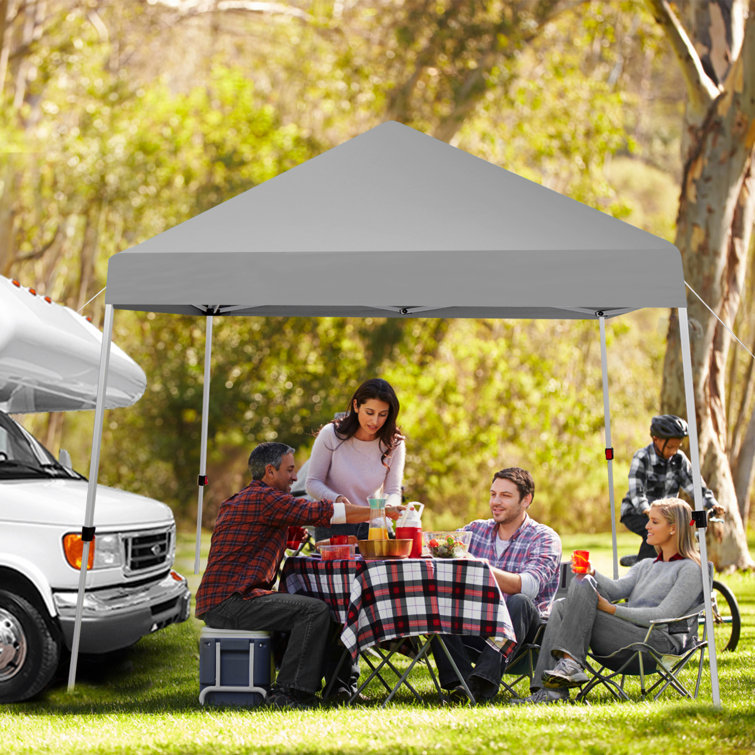 Square pop outlet up tent